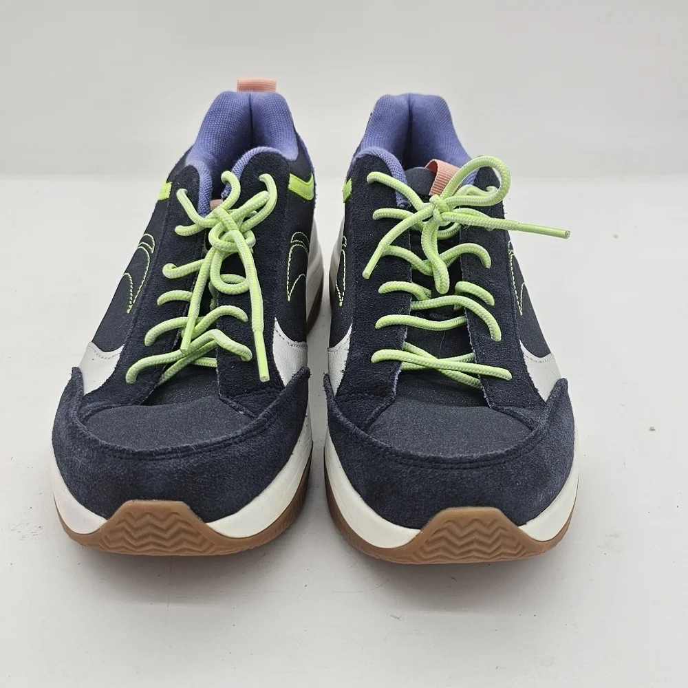 Keds K-89 Suede/Leather Sneakers | Blue Multi | Women’s 9.5 M | New Without Box